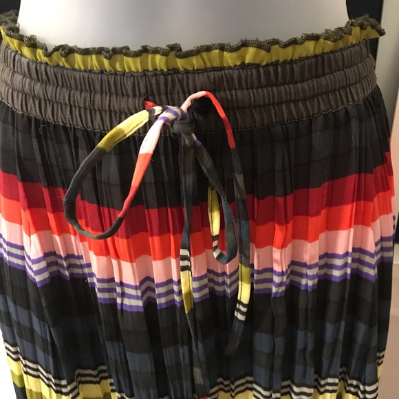 Free people multicolored high/low maxi skirt - Picture 3 of 8
